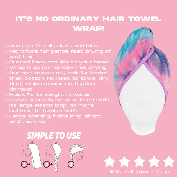 Unicorn Hair Towel Wrap