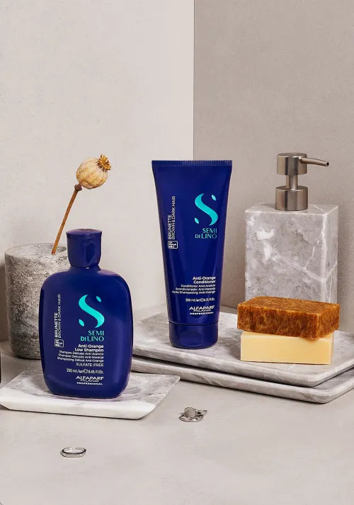 Brunette Anti-Orange Low Shampoo | Semi di Lino